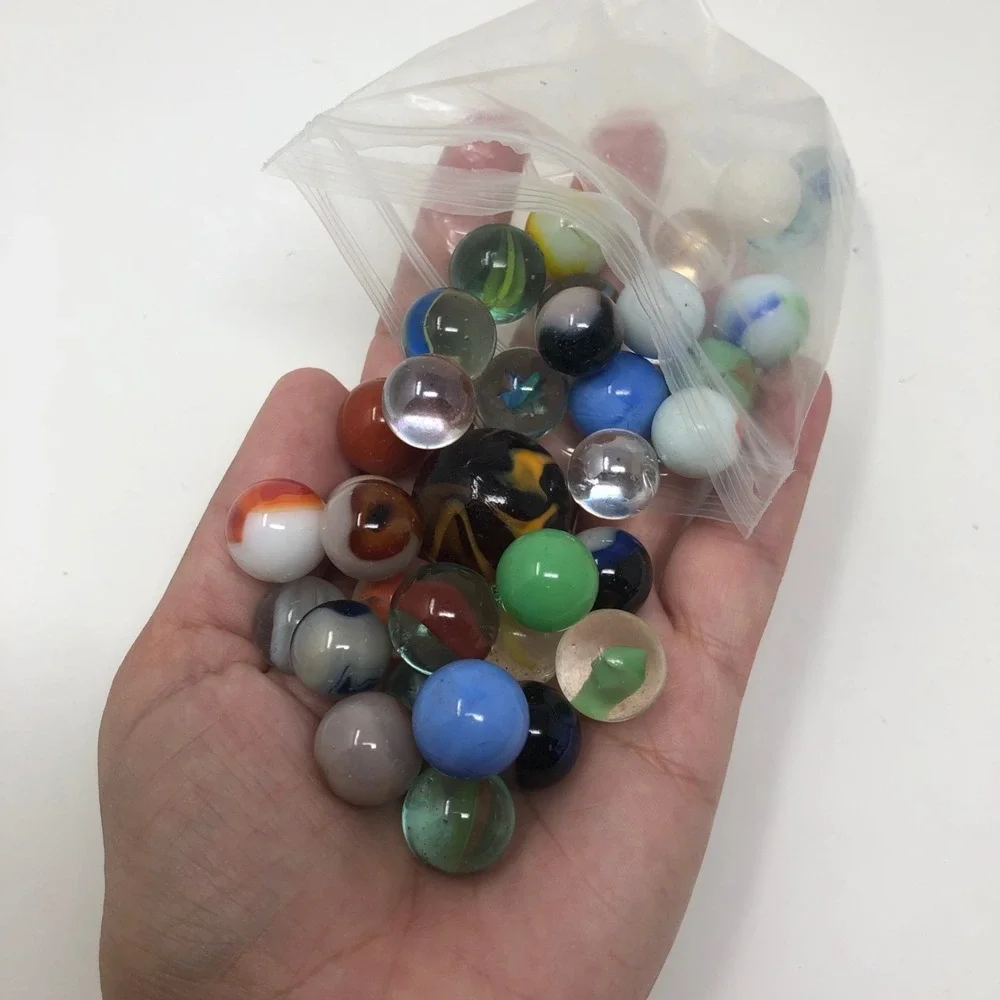 Marble Lot Multicolored Glass Play Games‎ Toys
